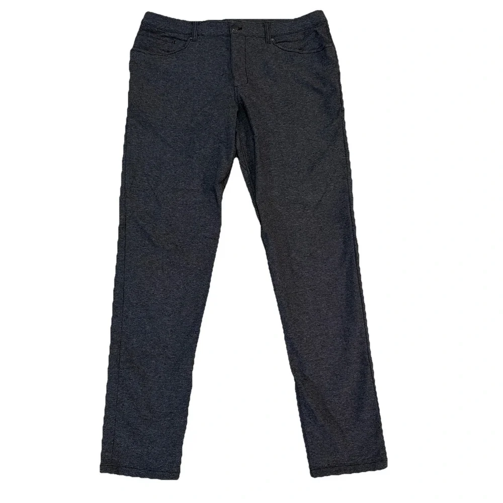 Lululemon Pants Mens 36x32 Gray ABC Commission Slim Tech Canvas Chino LM5983S